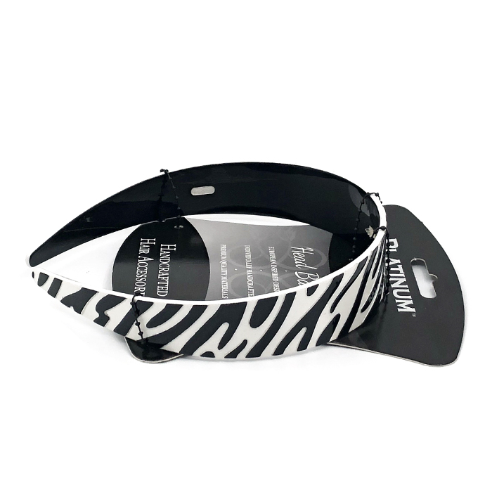 Cricket Platinum Zebra Headband